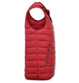 Enos Herren Bodywarmer Mit Kapuze - 8207 - Rot