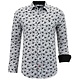 Katzendruck Männer Hemden - 3093 - Weiß