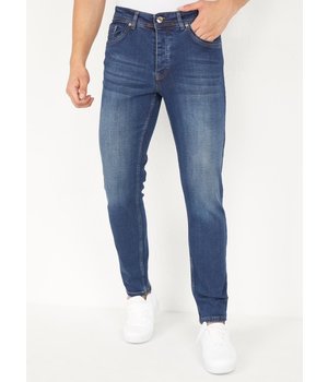 True Rise Regular Fit Herren Jeans Stretch - DP05 - Blau