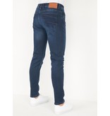 True Rise Stretch Jeans Herren Regular - DP14 - Blau