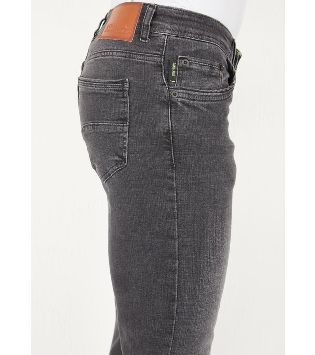 True Rise Männer Jeans Hosen Regular Fit - DP19 - Grau