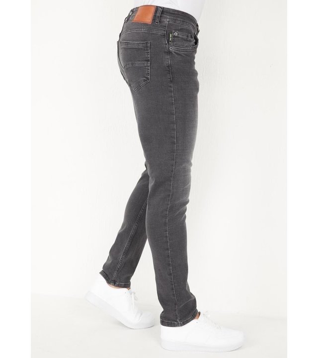 True Rise Männer Jeans Hosen Regular Fit - DP19 - Grau