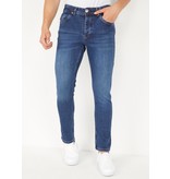 True Rise Männer Jeans Hosen Regular Fit - DP20 - Blau