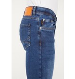 True Rise Männer Jeans Hosen Regular Fit - DP20 - Blau