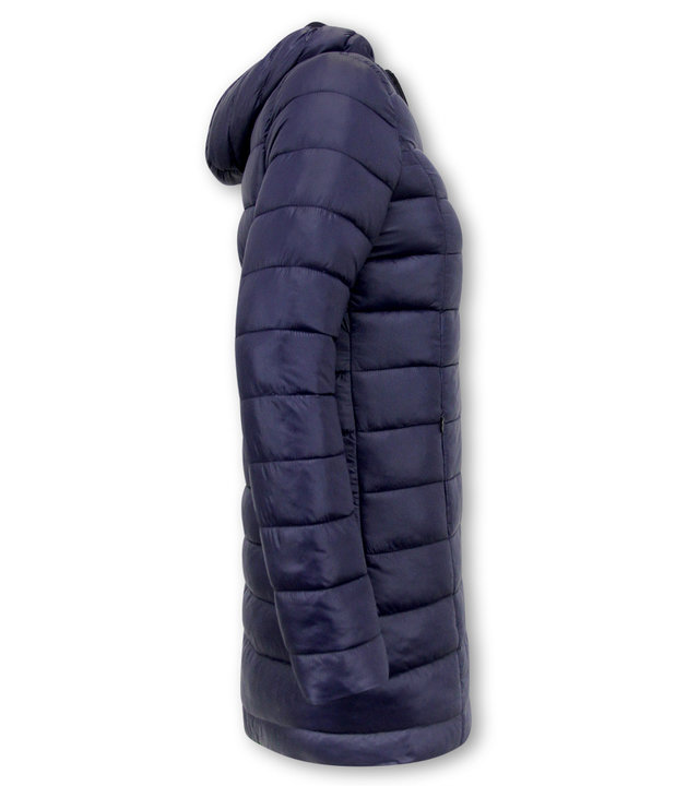 Gentile Bellini Reversible Wintermantel Damen - 2161-B - Blau