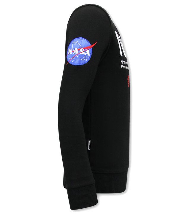 Local Fanatic Herren Sweater NASA International - 11-6505Z - Schwarz