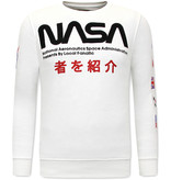 Local Fanatic NASA International Herren Sweater - 11-6505W -  Schwarz