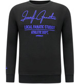 Local Fanatic Athletic Dept Männer Pullover - 11-6518ZB - Schwarz Local Fanatic Athletic Dept Männer Pullover - 11-6518ZB - Schwarz