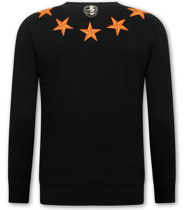 Local Fanatic Pullover Royal Stars - 11-6506ZO - Schwarz
