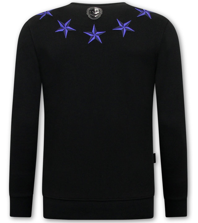 Local Fanatic Royal Stars Schöne Pullover - 11-6506ZB - Schwarz