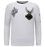 Local Fanatic Pullover MC Honor & Loyalty - 11-6502W	- Weiß Local Fanatic Pullover MC Honor & Loyalty - 11-6502W	- Weiß