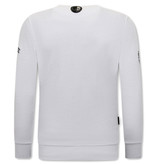 Local Fanatic Pullover MC Honor & Loyalty - 11-6502W	- Weiß