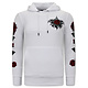 Hoodie Herren Love & Roses - 11-6526W - Weiß