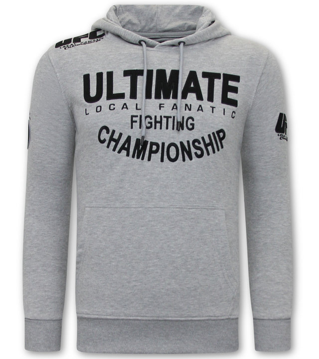 Local Fanatic UFC Ultimate Fighting Jogginganzug Herren - 11-6524G	 - Grau