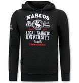 Local Fanatic Narcos University Jogginganzug Herren -11-6464Z - Schwarz