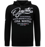 Local Fanatic Jogginganzug Herren Omerta Cosa Nostra - 11-6517Z - Schwarz