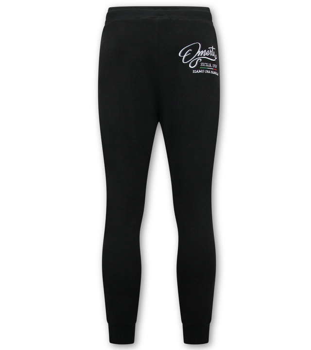 Local Fanatic Jogginganzug Herren Omerta Cosa Nostra - 11-6517Z - Schwarz