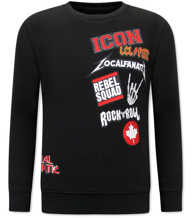 Local Fanatic Trainingsanzüge Herren ICON Rocks - 11-6508Z - Schwarz