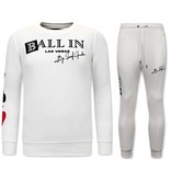 Local Fanatic Jogginganzug Herren Ballin Las Vegas - 11-6507W - Weiß