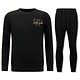 Greek Ribbon Jogginganzug Herren - 11-6509Z - Schwarz