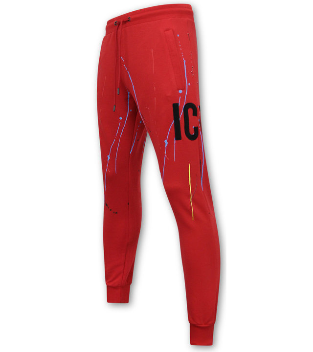 Local Fanatic ICON Printed Jogginganzug Herren - 11-6511R - Rot