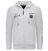 Local Fanatic Jogginganzug Herren Mit Kapuze - 11-6513WZ - Weiß Local Fanatic Jogginganzug Herren Mit Kapuze - 11-6513WZ - Weiß