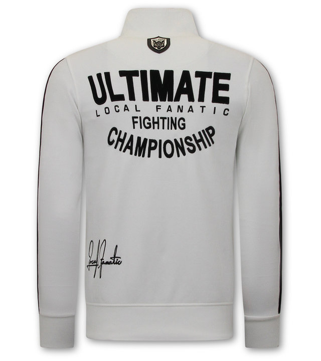 Local Fanatic UFC Jogginganzug Herren - 11-6523W - Weiß