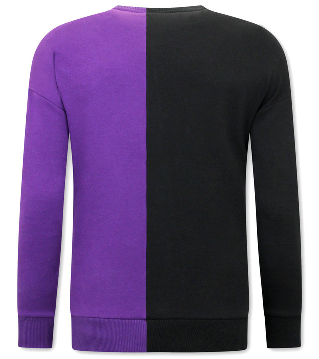 IKAO Chicago Bulls vs Lakers Sweatshirt - Schwarz / Violett