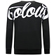 Oversized Herren Sweatshirt - 22005 - Schwarz