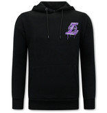 IKAO Oversized Hoodie Lakers - 22090 - Schwarz