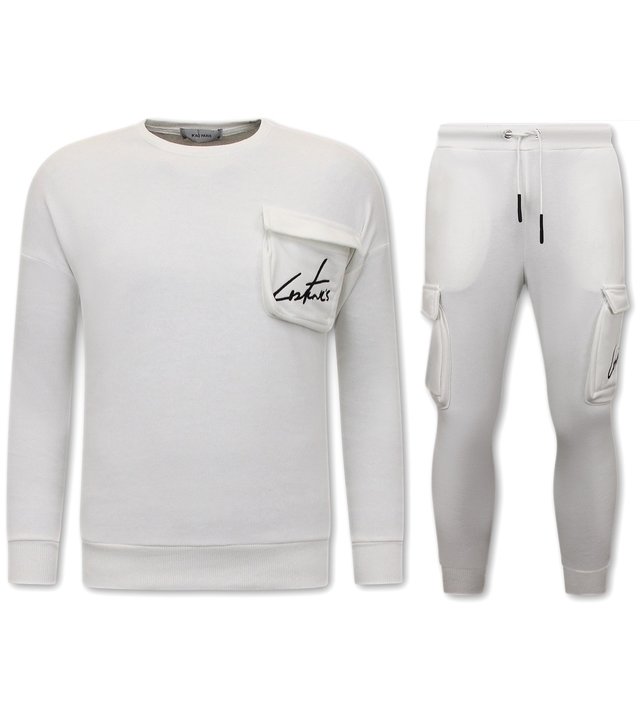 IKAO Designer Jogginganzug Herren - IK-273/274 - Weiß