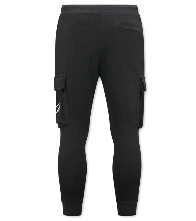 IKAO Designer Jogginganzug Herren - IK-273/274 -PAK - Schwarz