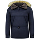 Anorak Winterjacken Herren Mit Fellkapuze - 8591 - Blau