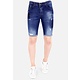 Kurze Hosen Herren Stretch Mit Farbspritzern - 1020 - Blau