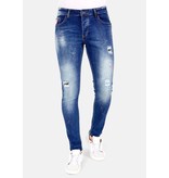 Local Fanatic Luxus Denim Jeans Herren Slim fit - 1036 - Blau