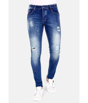 Local Fanatic Luxus Denim Jeans Herren Slim fit - 1036 - Blau