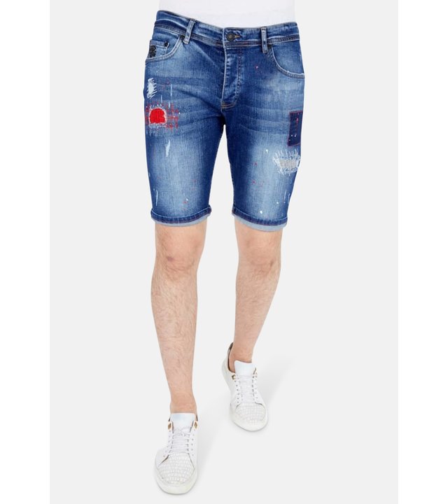 Local Fanatic Jeanshose Herren Kurz - 1041 - Blau