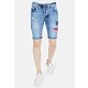 Kurze Jeans Shorts Herren - 1042 - Blau