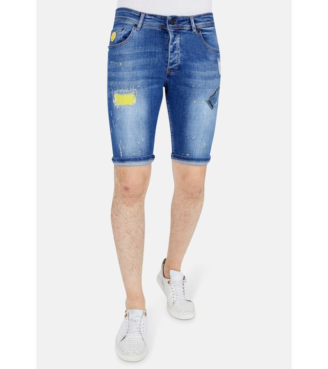 Local Fanatic Jeanshose Herren Kurz - 1046 - Blau