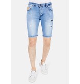 Local Fanatic Jeanshose kurz  - 1048 - Blau