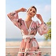 Royal Luxury Print Kleid - 1868 - Rosa