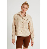Robin-Collection Übergroßes Damenhemd - M34584 - Beige Robin-Collection Übergroßes Damenhemd - M34584 - Beige