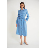 Robin-Collection Leeres langes Damenkleid - M34769 - Blau Robin-Collection Leeres langes Damenkleid - M34769 - Blau
