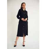 Robin-Collection Leeres langes Damenkleid - M34769 - Schwarz Robin-Collection Leeres langes Damenkleid - M34769 - Schwarz