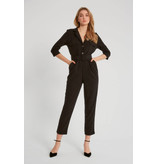 Robin-Collection Basic Jumpsuit für Damen - M34792 - Schwarz