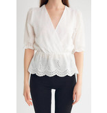 Robin-Collection Broderie-Hemd für Damen - M34867 - Weiß Robin-Collection Broderie-Hemd für Damen - M34867 - Weiß