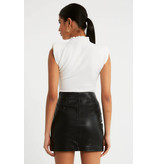 Robin-Collection Elastisches Rippentop für Damen - T93545 - Weiß