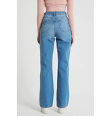 Robin-Collection Basic-Jeans mit hoher Taille - D83578 - Blau