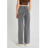 Robin-Collection Basic-Jeans mit hoher Taille - D83606 - Grau