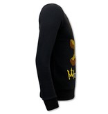 Tony Backer Herren Sweatshirt Teddy Bear - 3617 - Schwarz Tony Backer Herren Sweatshirt Teddy Bear - 3617 - Schwarz